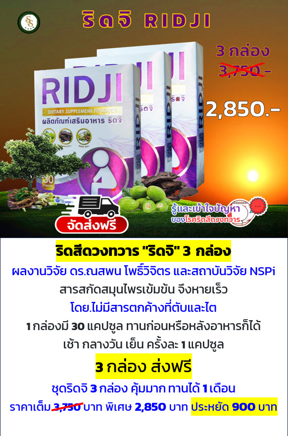 ริดจิ  RIDJI 3 กล่อง
