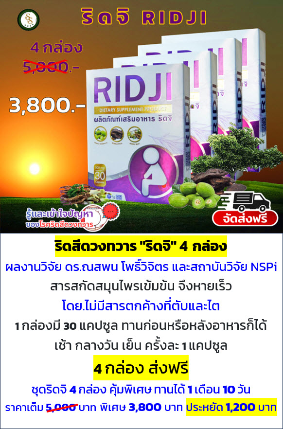 ริดจิ  RIDJI 4 กล่อง